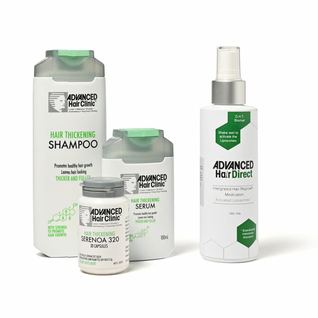 topical medication + hair care